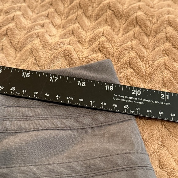 JL Studio Womens 18W Skirt A Line Gray Minimalist Preppy Office Wool Blend - Picture 3 of 6